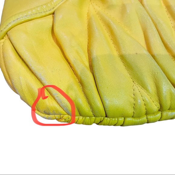 STEVE MADDEN Vintage Bright Yellow Purse W/ Braided Strap - Picture 15 of 16